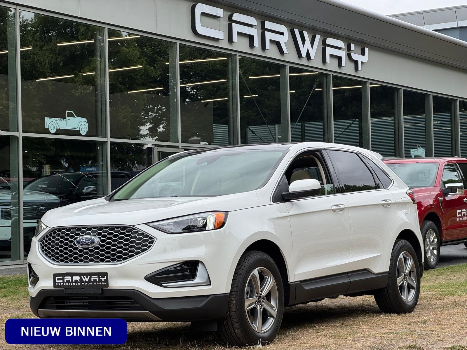 Ford Edge 2.0L SEL AWD Full-Options (bj 2024, automaat), Auto's, Automaat, Dealer onderhouden, Gebruikt, Beige