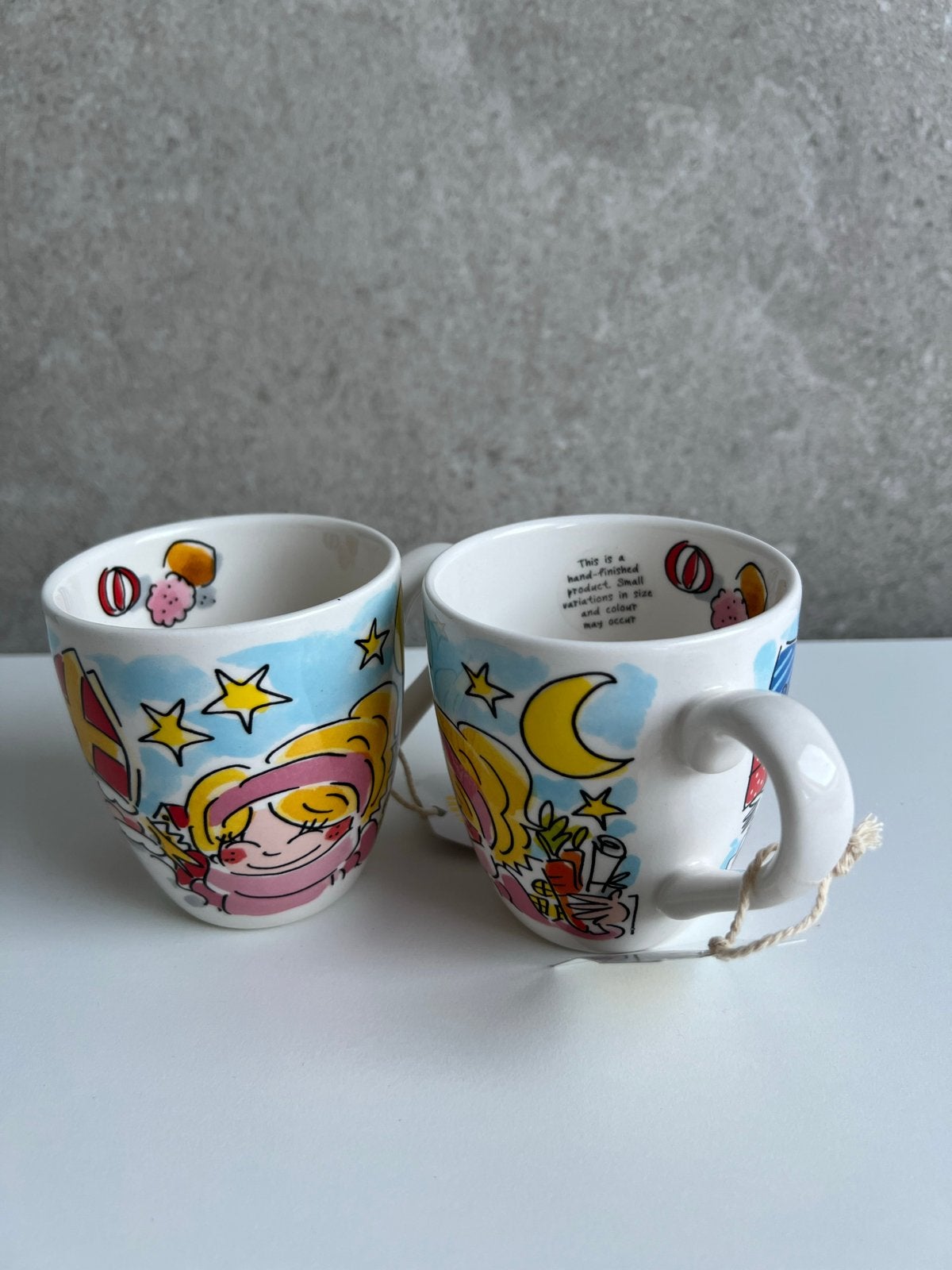 Nieuwe Blond Amsterdam Sinterklaas koffiemokjes (set van 2), Keramiek, Nieuw, Blond Amsterdam, Mok