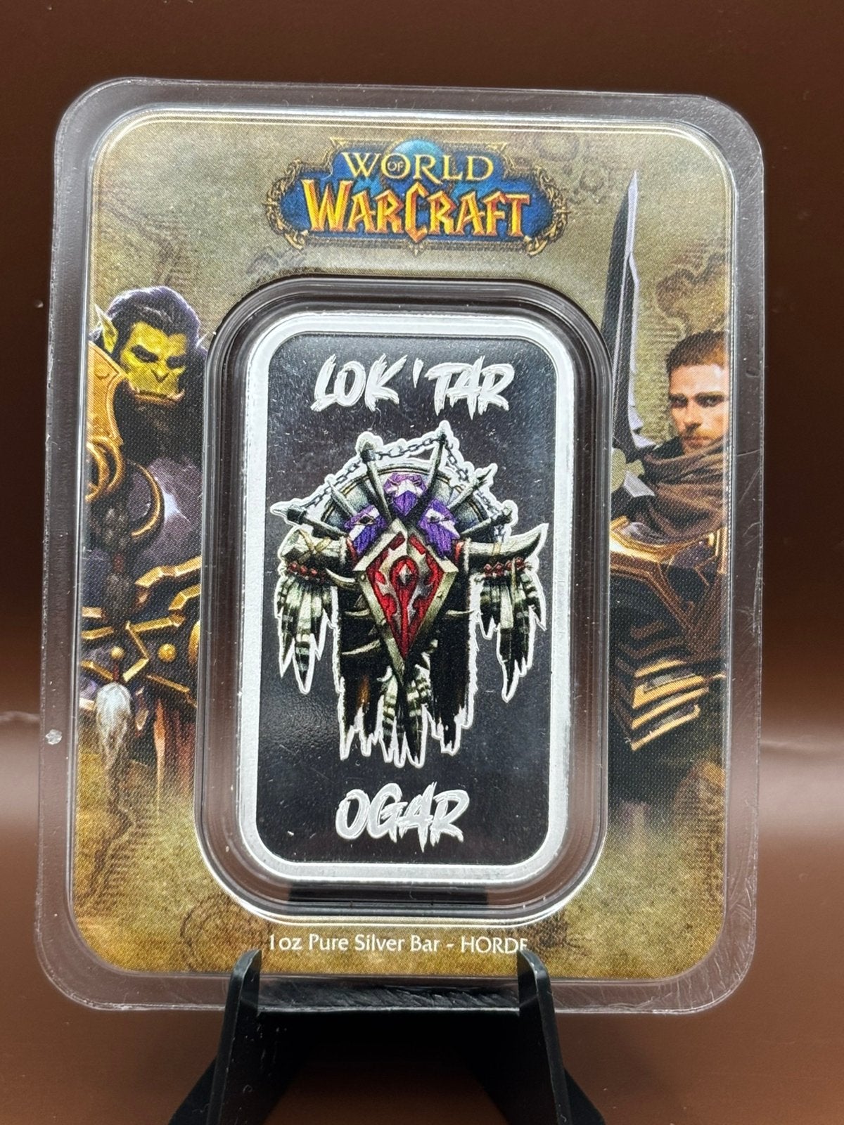 PAMP zilver baar World of WarCraft Horde .999 TEP Blister, Ophalen of Verzenden