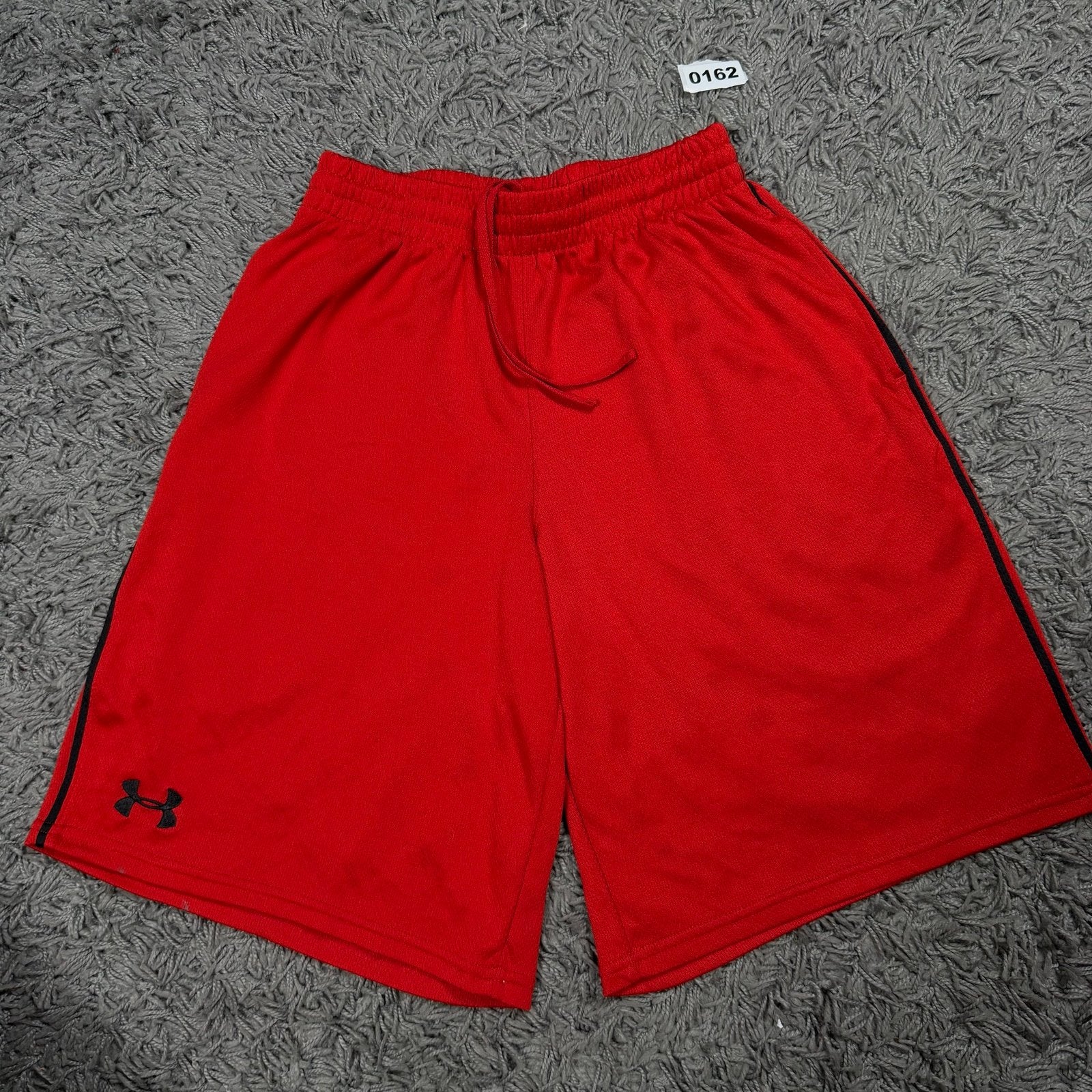 Under Armour Red Athletic Shorts Small Loose Fit Breathable, Zwart, Under Armour, Ophalen of Verzenden, Gedragen