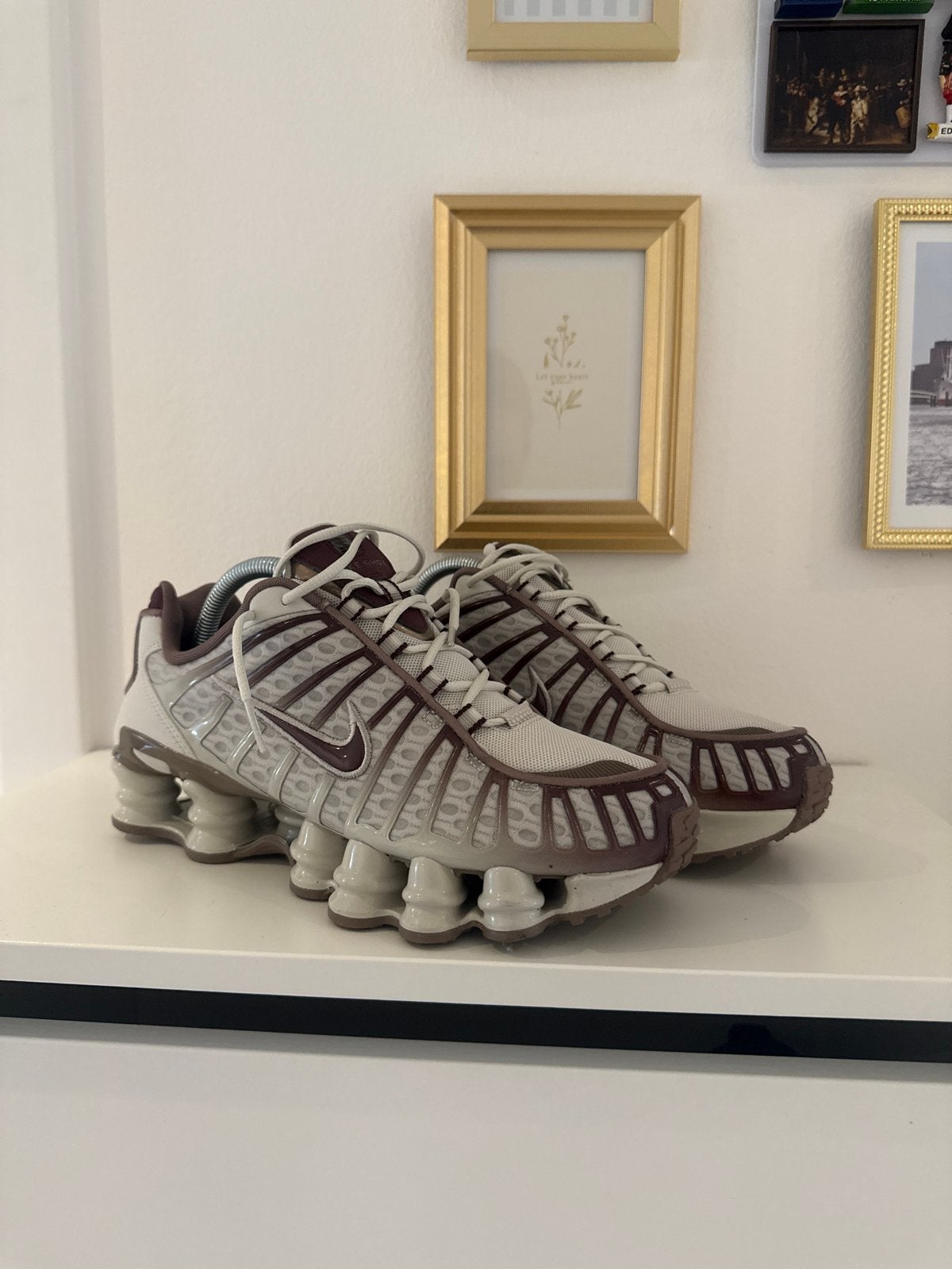 Nike Shox TL Sneakers - nieuw, Ophalen of Verzenden, Zo goed als nieuw, Bruin, Sneakers of Gympen