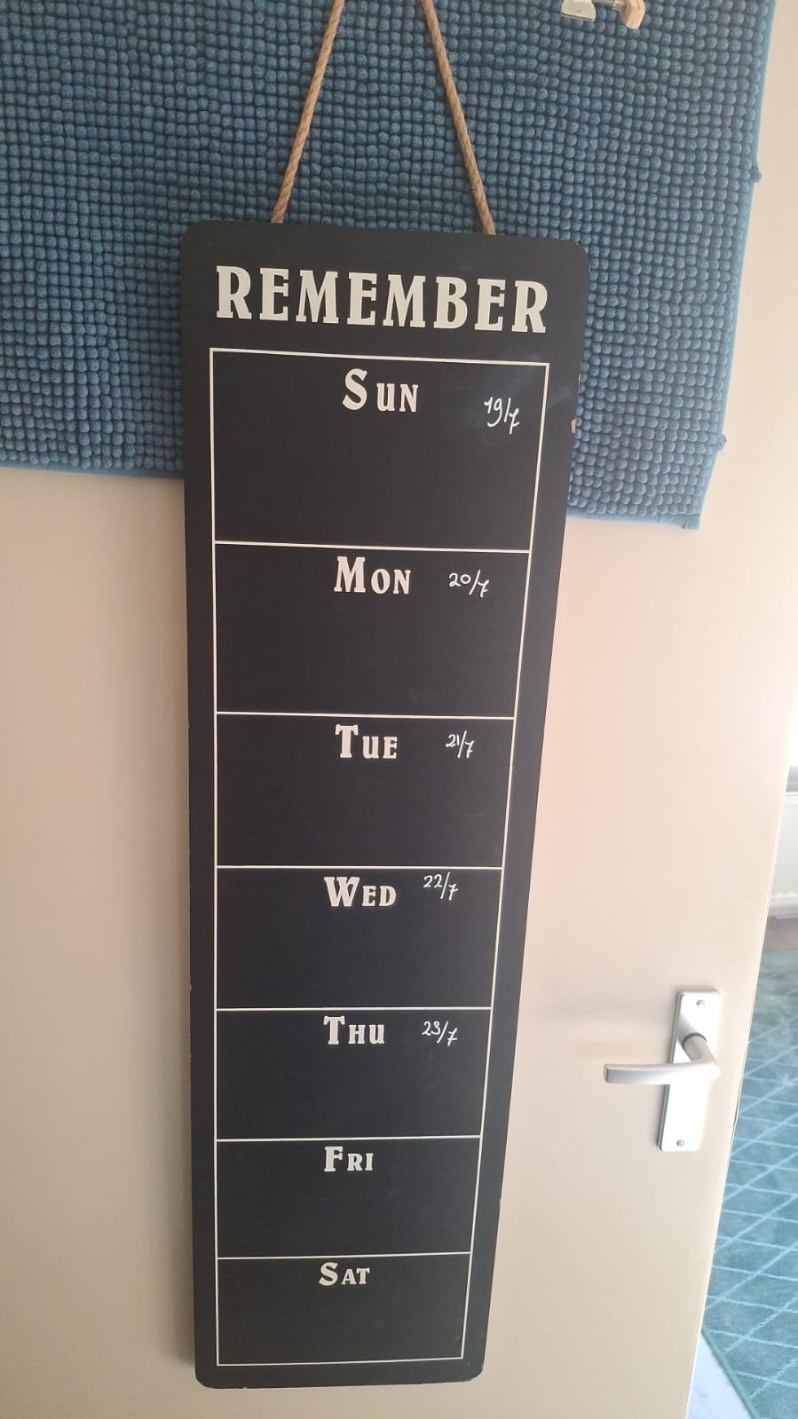 Grootte weekplanner, Verzenden, Gebruikt