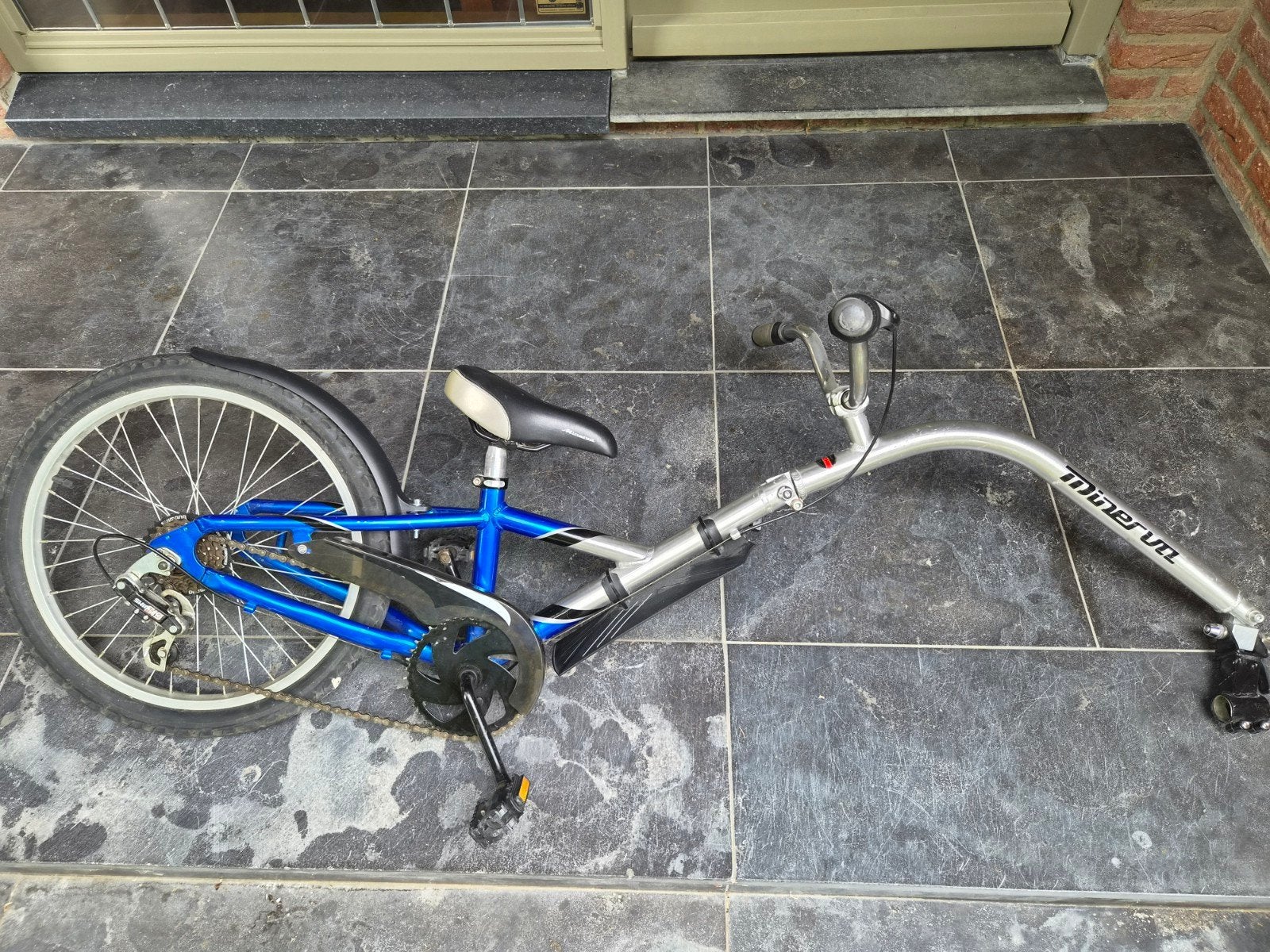 Minerva aanhangfiets / follow-me fiets / fietsaanhanger, Fietsen en Brommers, Ophalen, Gebruikt, 20 inch of meer, Minerva