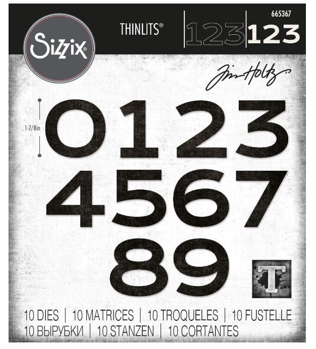 Sizzix Tim Holtz Thinlits Countdown #665367, Verzenden, Nieuw, Frame of Mal, Sizzix