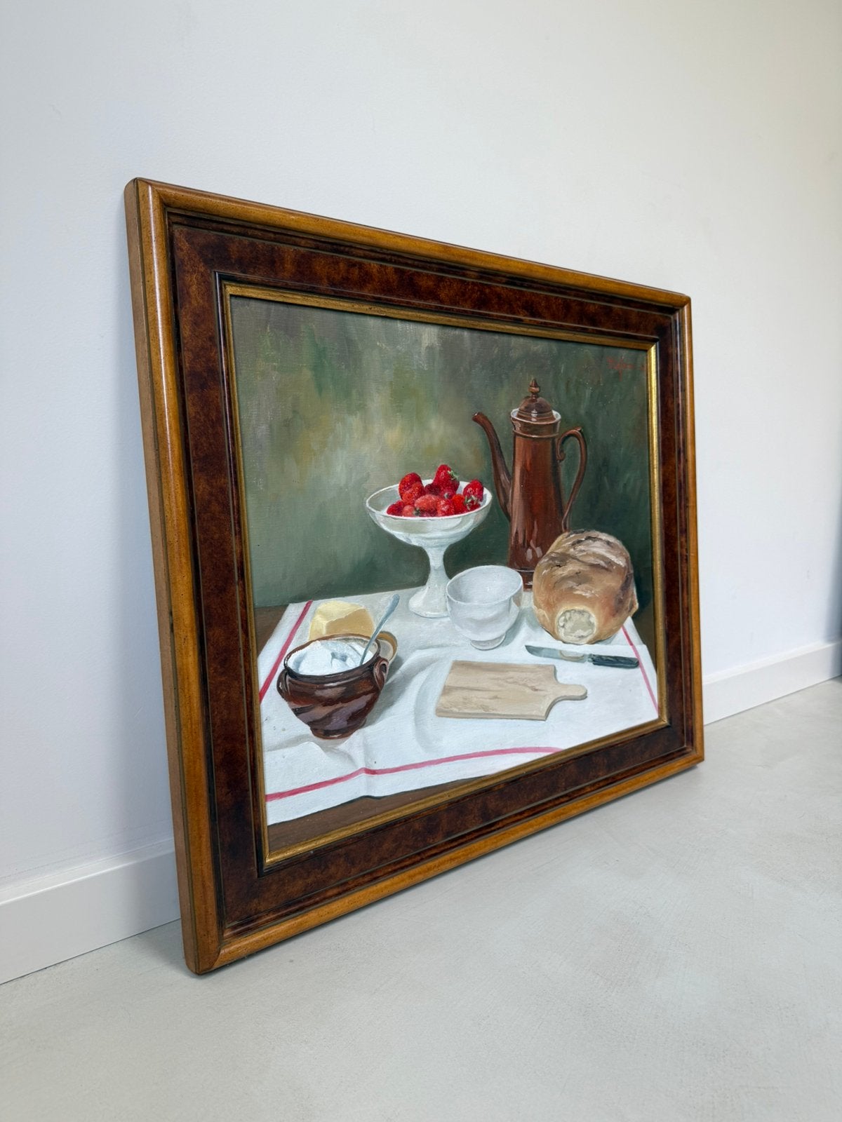 Vintage schilderij, Ophalen, Overige stijlen, Doek, Overige technieken