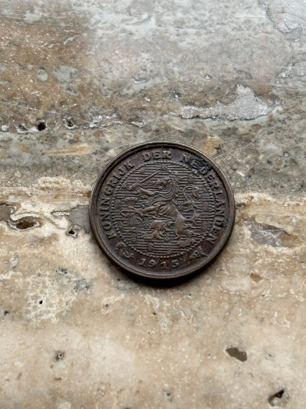 1/2 cent 1915 Wilhelmina , zeer mooie kwaliteit, Postzegels en Munten, Munten | Nederland, Ophalen of Verzenden, Koningin Wilhelmina