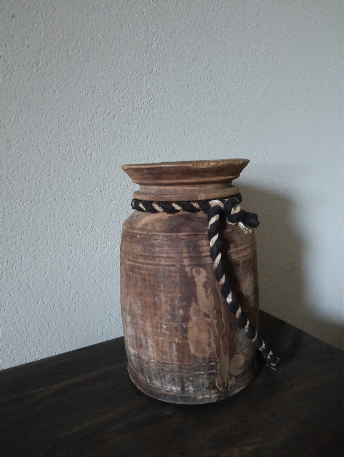 Aura peeperkorn kruik, Ophalen of Verzenden, Zo goed als nieuw, Geschikt voor buiten, Hout