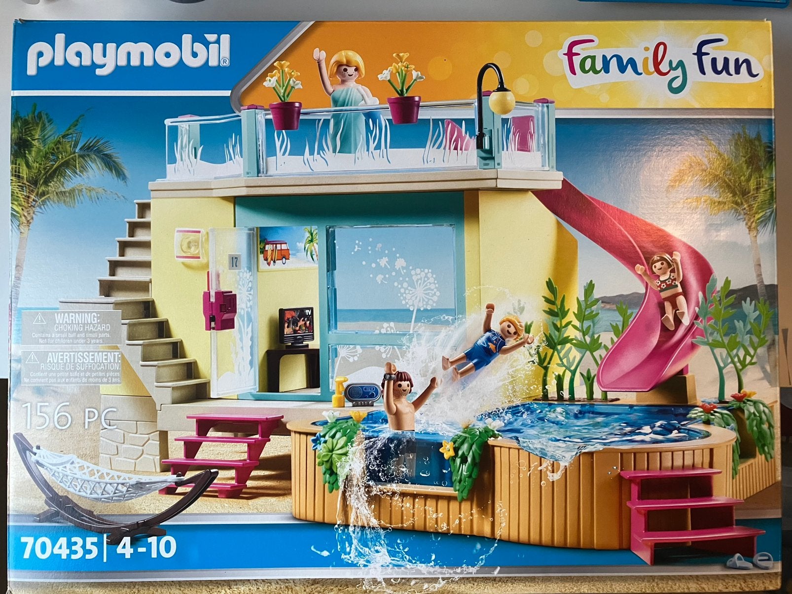 Foto 3 van Playmobil 70435 Bungalow met Zwembad