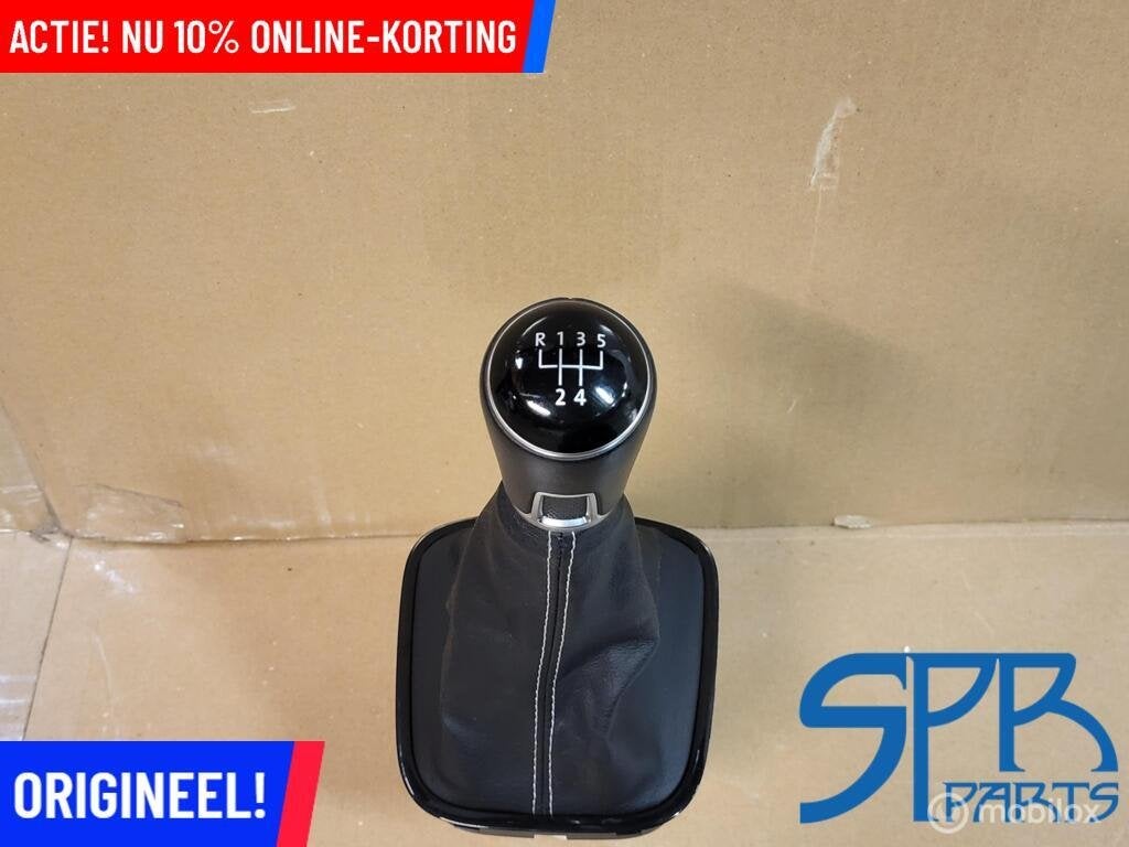 ORIGINELE VW POLO 6R 6C LEDER 5-BAK POOK WITTE STIKSELS HOES, Gebruikt, VOLKSWAGEN, Volkswagen, Ophalen of Verzenden