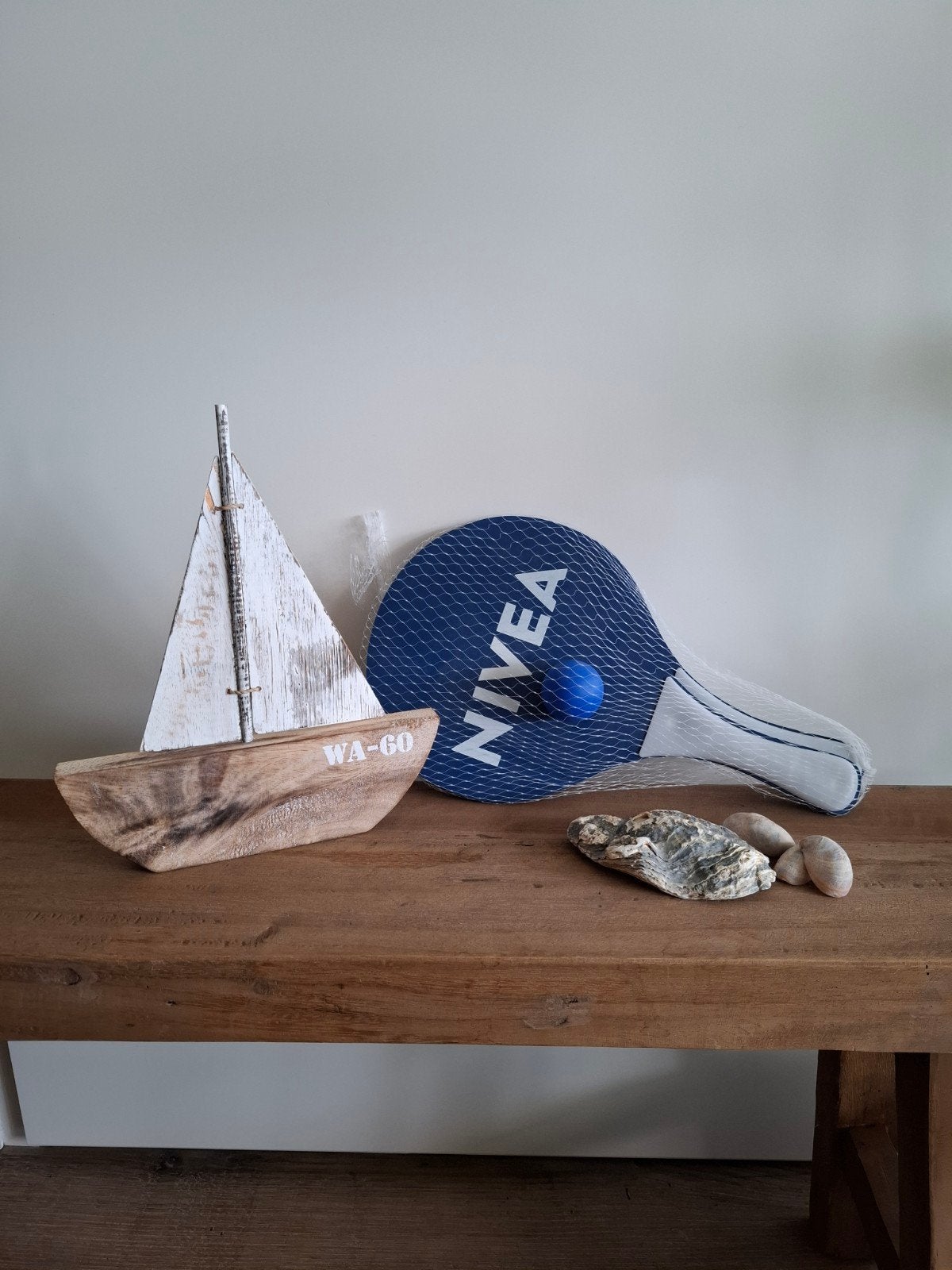 Beach ball set blauw - NIEUW, Ophalen of Verzenden, Nieuw