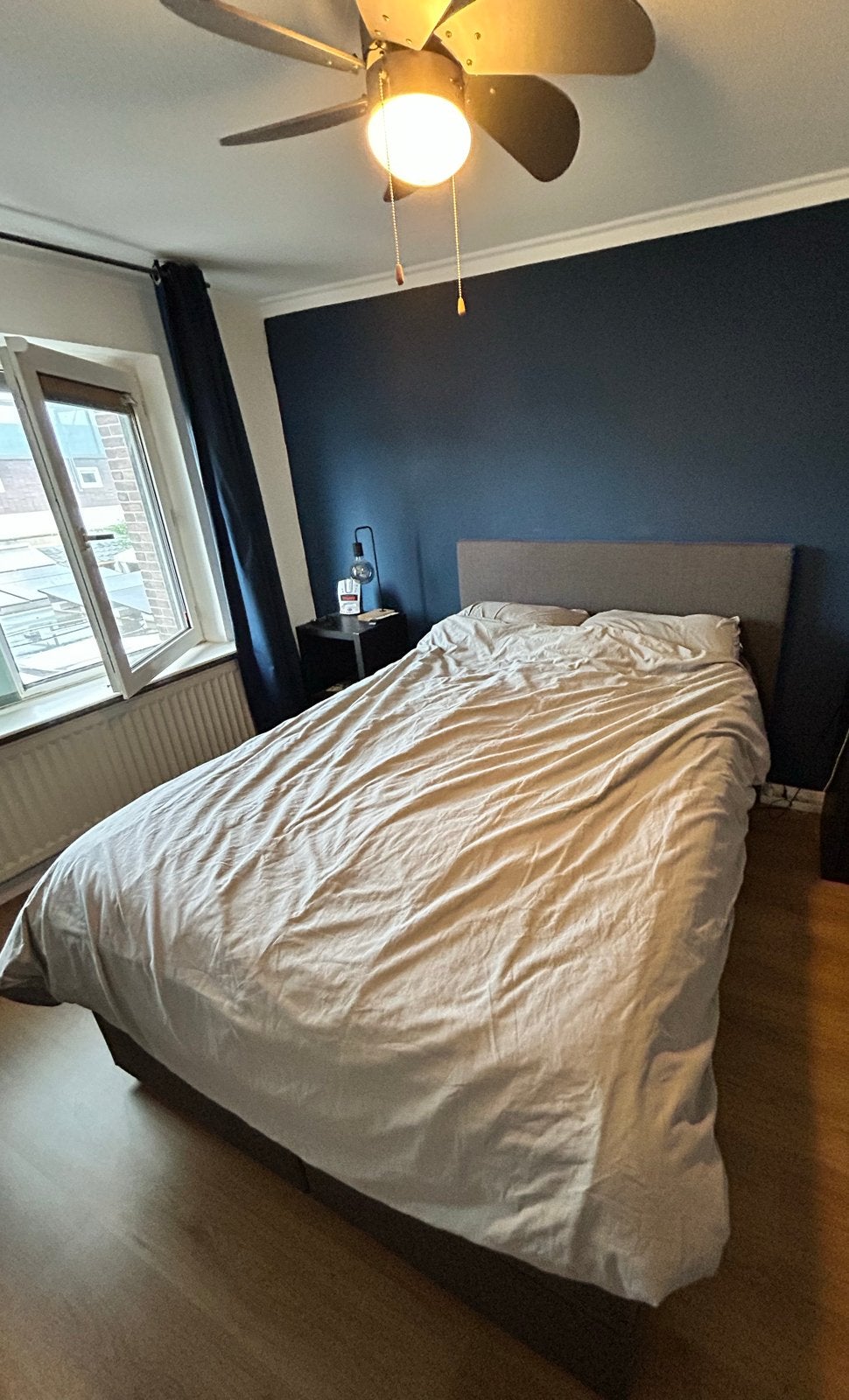 Boxspring bed 140x200 cm met opbergruimte (excl matras), Huis en Inrichting, Ophalen, Gebruikt, Tweepersoons, 140 cm
