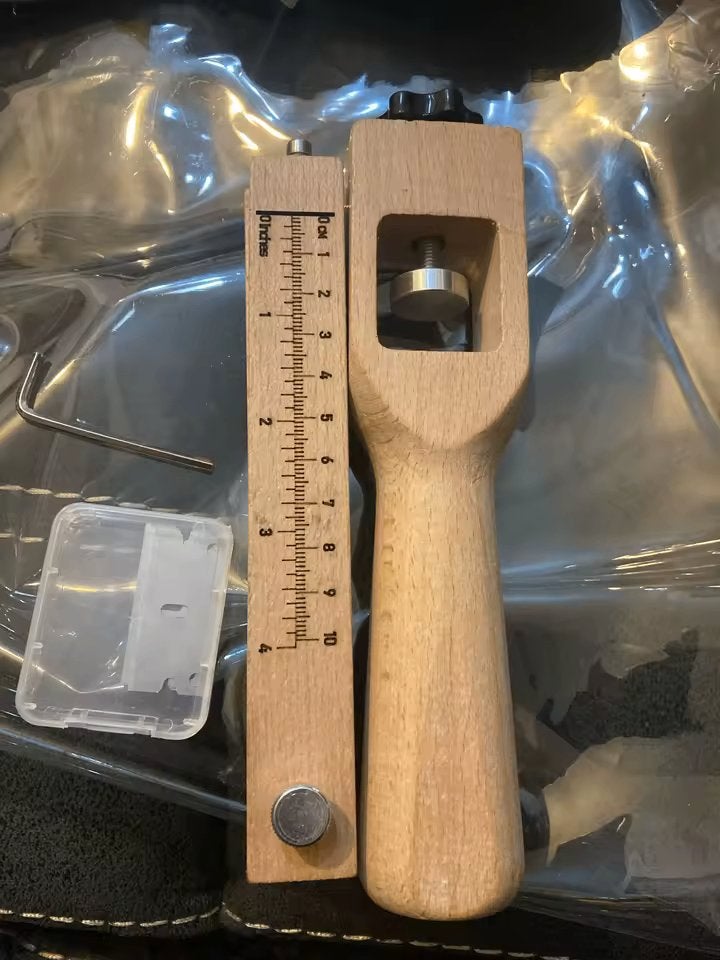 Houten Leersnijder / Bandsnijder Snijgereedschap, Verzenden, Nieuw