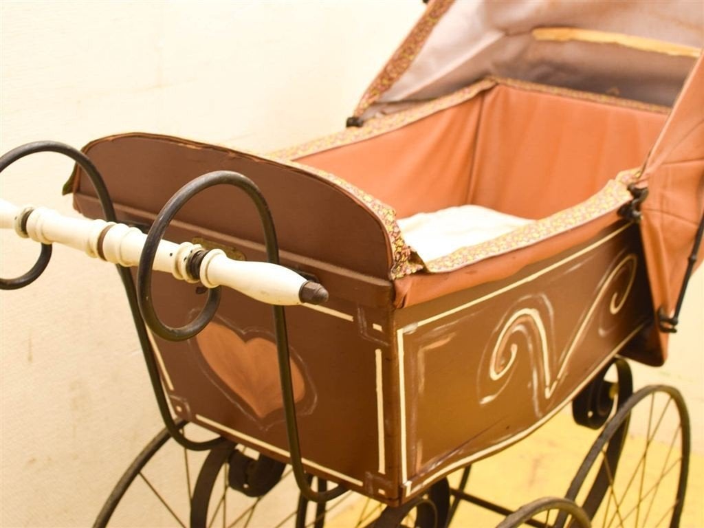 Vintage kinderwagen, Antieke kinderwagen 52115, Antiek en Kunst, Antiek | Overige Antiek, Ophalen of Verzenden