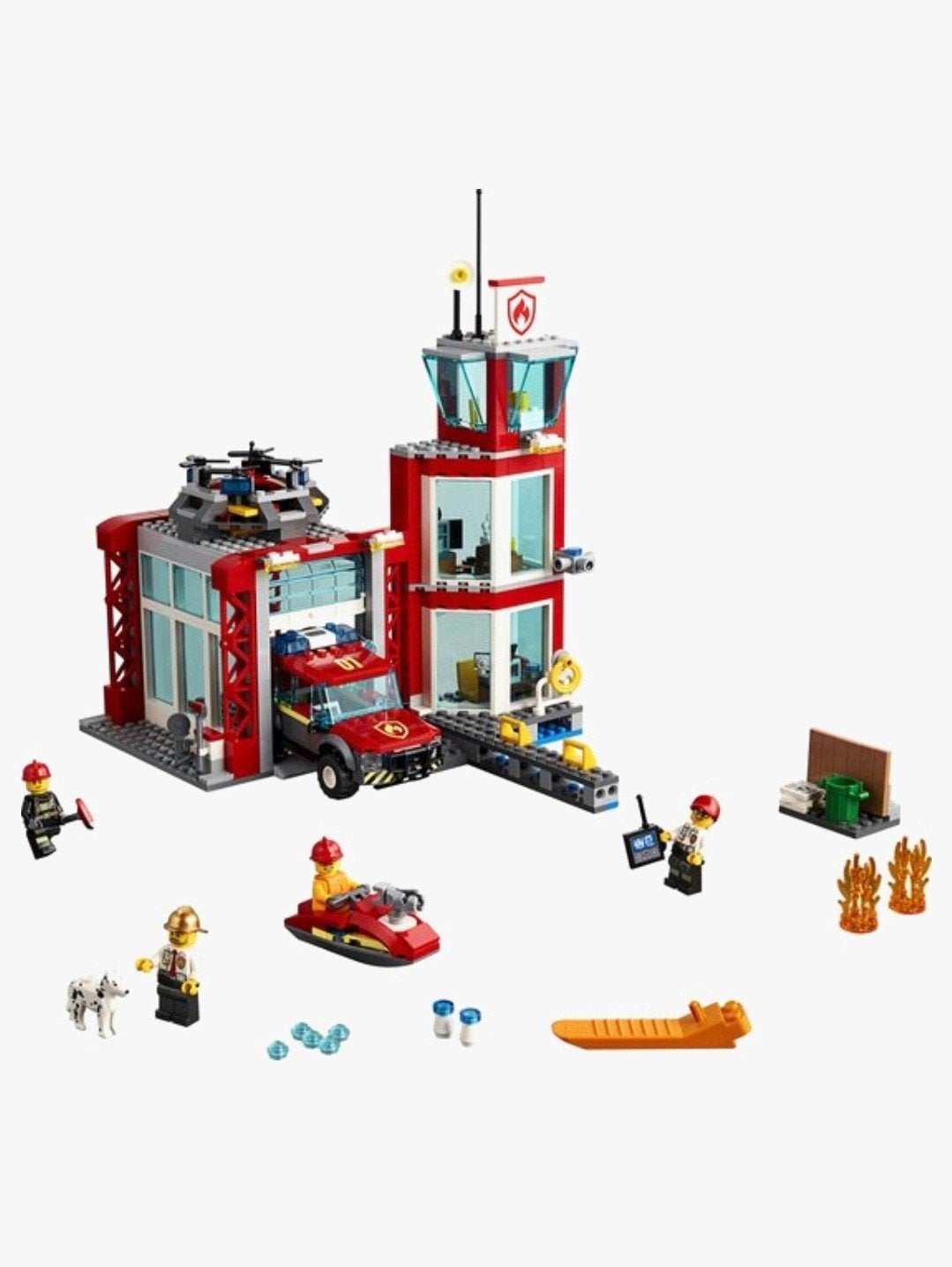legoset city 60215 compleet brandweerkazerne, Kinderen en Baby's, Speelgoed | Duplo en Lego, City, Lego, Compleet, Ophalen of Verzenden