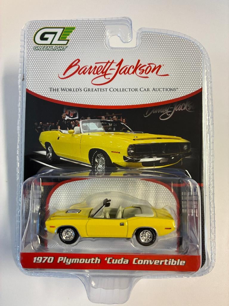 89508: Plymouth 'Cuda Convertible - 1970 - Greenlight 1:64, Hobby en Vrije tijd, Auto, Nieuw, Ophalen of Verzenden, Bachsatztstr. 54 D 72131 Ofterdingen, Germany
