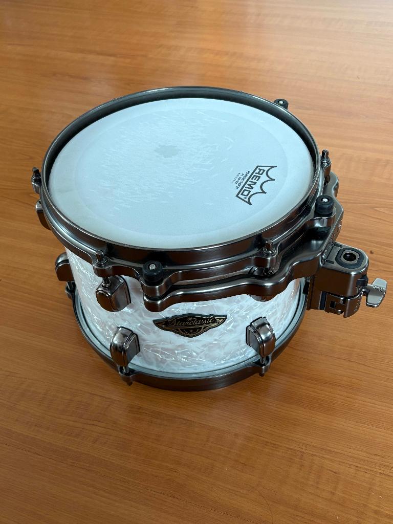 Tama 10"x07" Starclassic Walnut/Birch - Satin White Pearl, Muziek en Instrumenten, Drumstellen en Slagwerk, Ophalen, Zo goed als nieuw