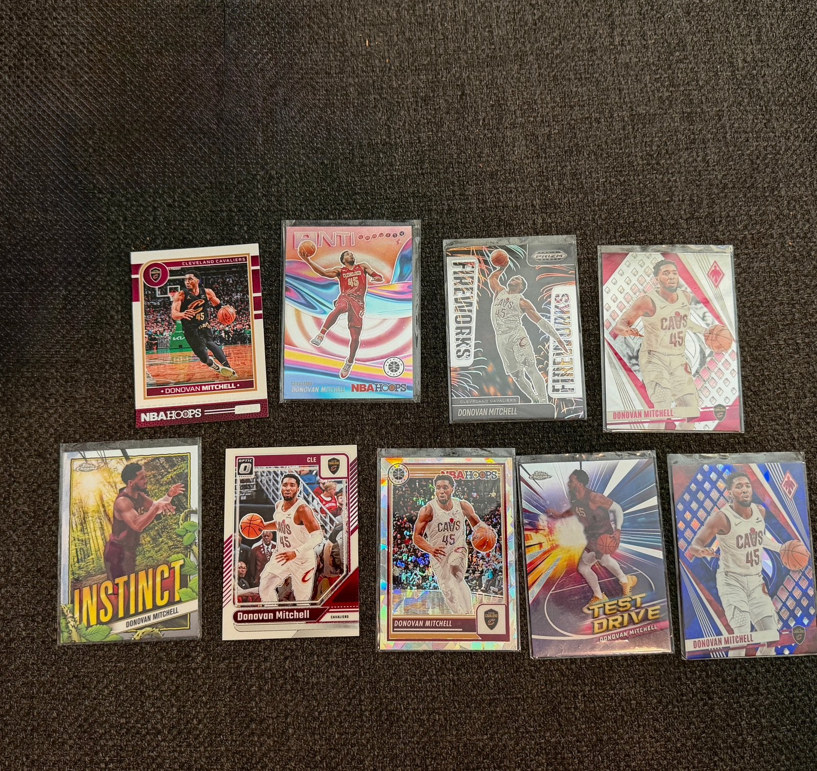 NBA Donovan Mitchell card lot basketball kaartjes cards Cavs, Ophalen of Verzenden, Overige typen