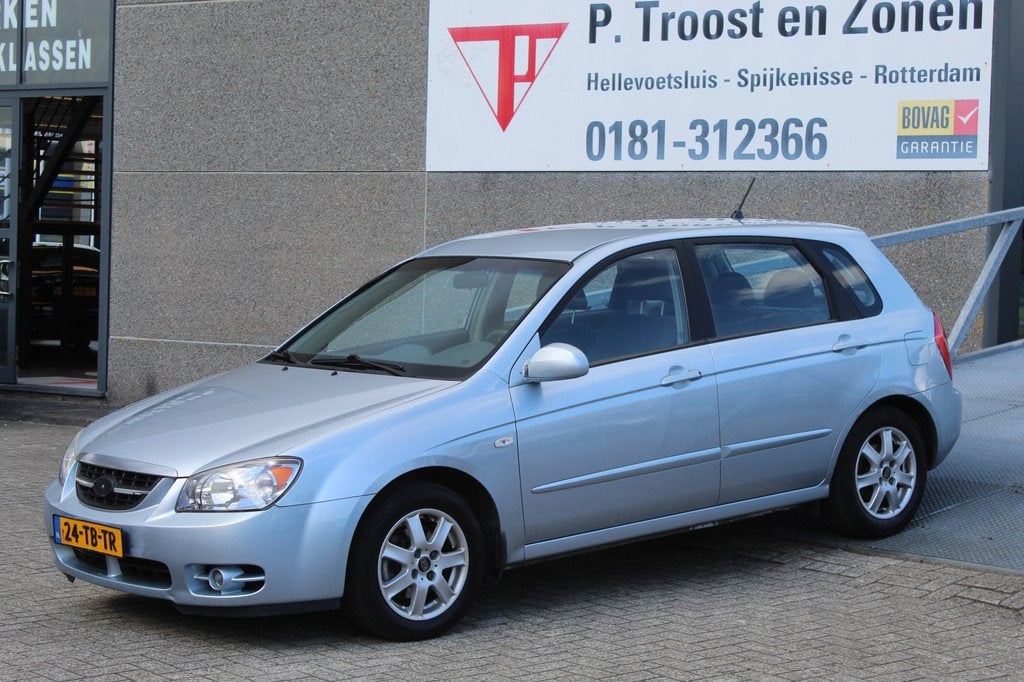 Kia Cerato 1.6-16V LX *Meeneemprijs*Airco/Radio-CD speler/El, Stof, Gebruikt, 4 cilinders, Blauw