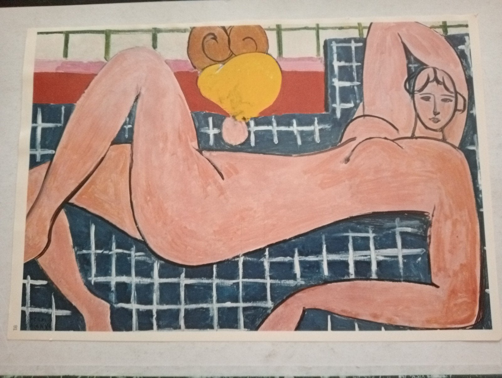 Henri Matisse print 1976 naakt erotiek, Ophalen of Verzenden