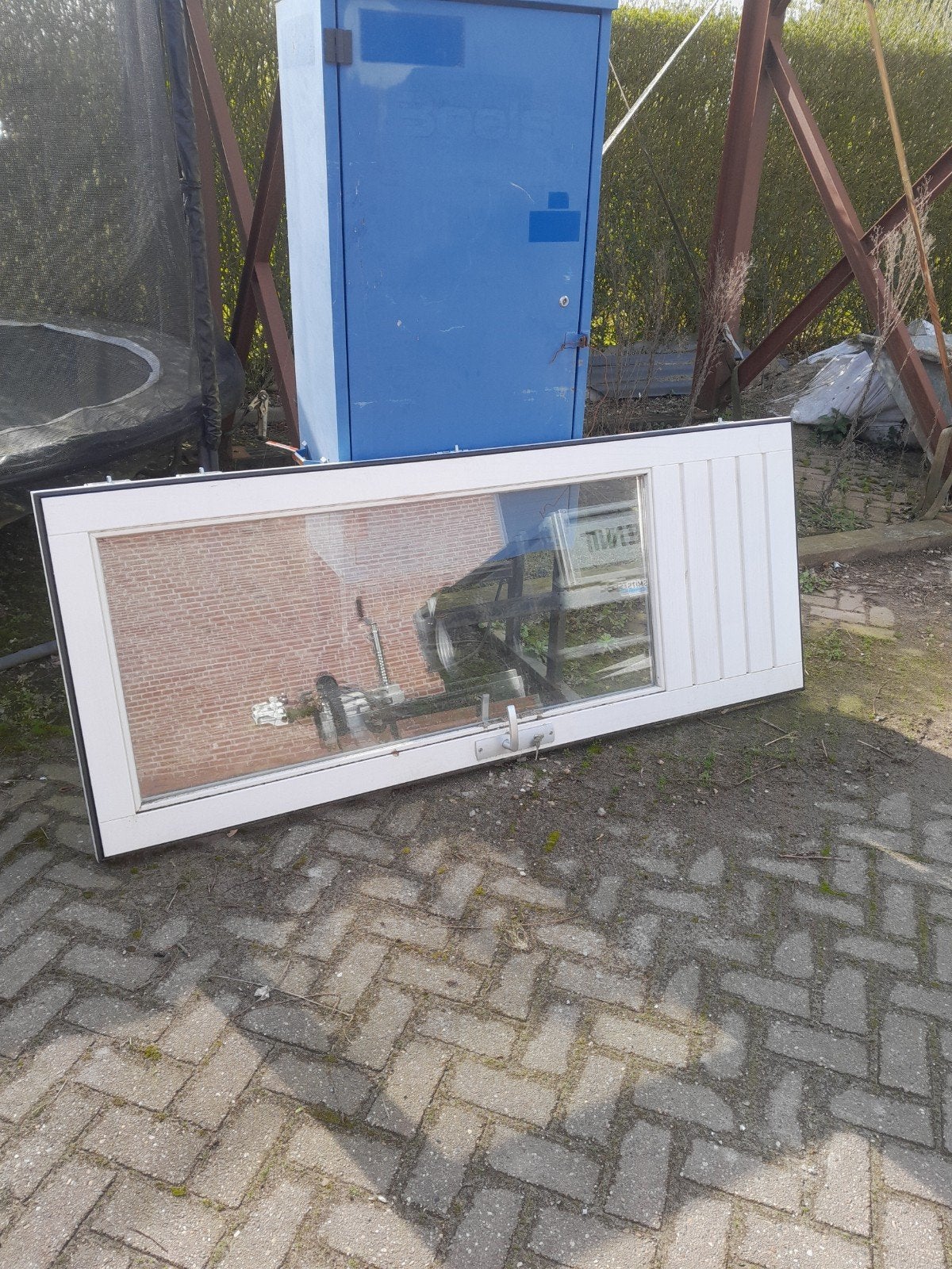 Hardhouten buitendeur 3 jaar oud hr++ 84x209, Ophalen, Hout, 75 tot 150 cm, Deurkozijn