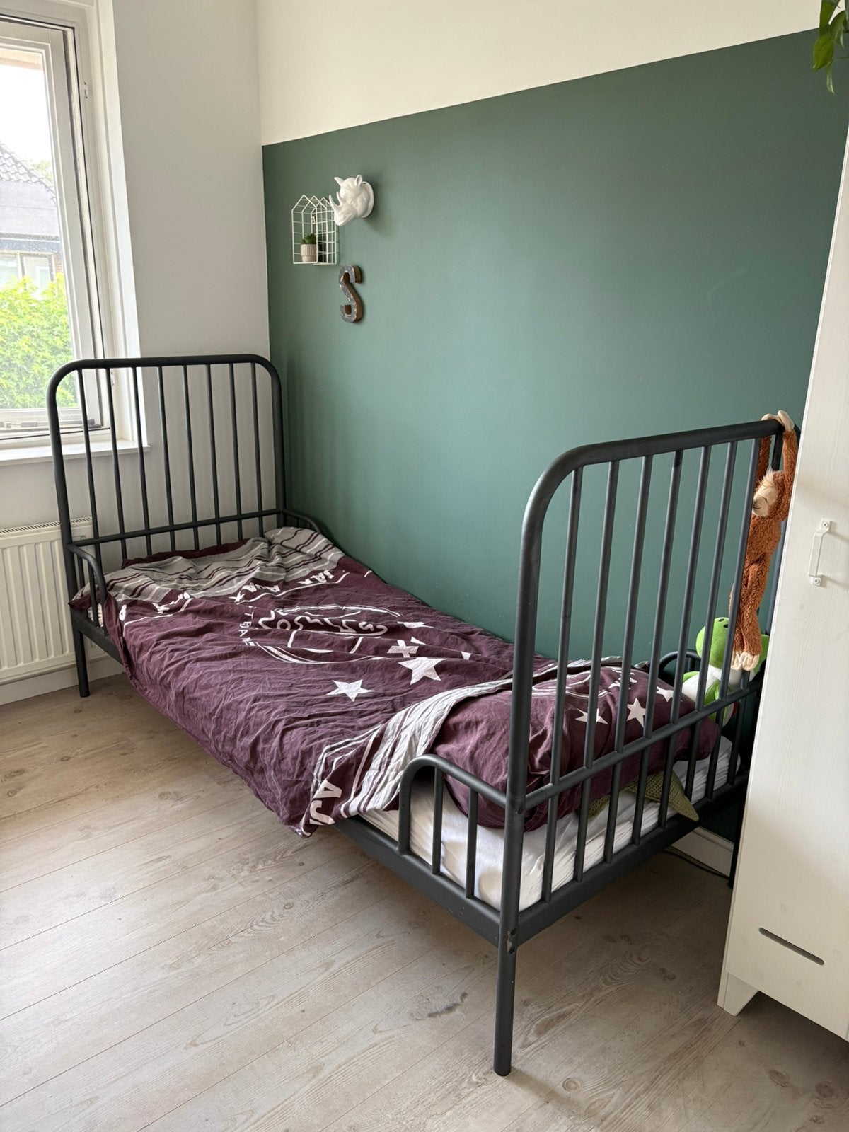 Meegroeibed IKEA fabulera, 3 standen bed, peuterbed, Ophalen, Gebruikt, 180 cm of meer, 70 tot 85 cm