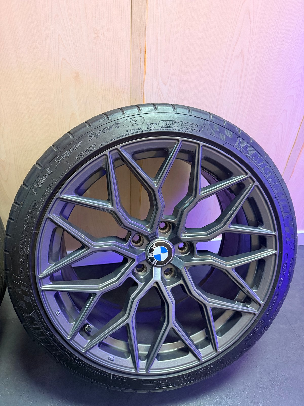 BMW 19 inch velgen met Michelin Pilot Super Sport banden, Banden en Velgen, Personenwagen, Zomerbanden, Ophalen