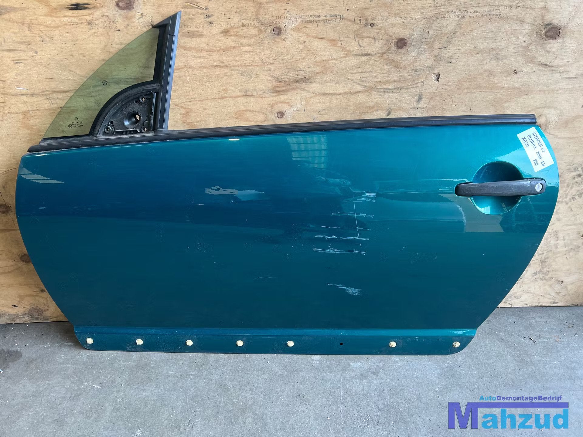 CITROEN C3 PLURIEL GROEN KRZD links deur portier, Auto-onderdelen, Info@fabrikant.eu, Ophalen of Verzenden, Fabrikant BV, Gebruikt