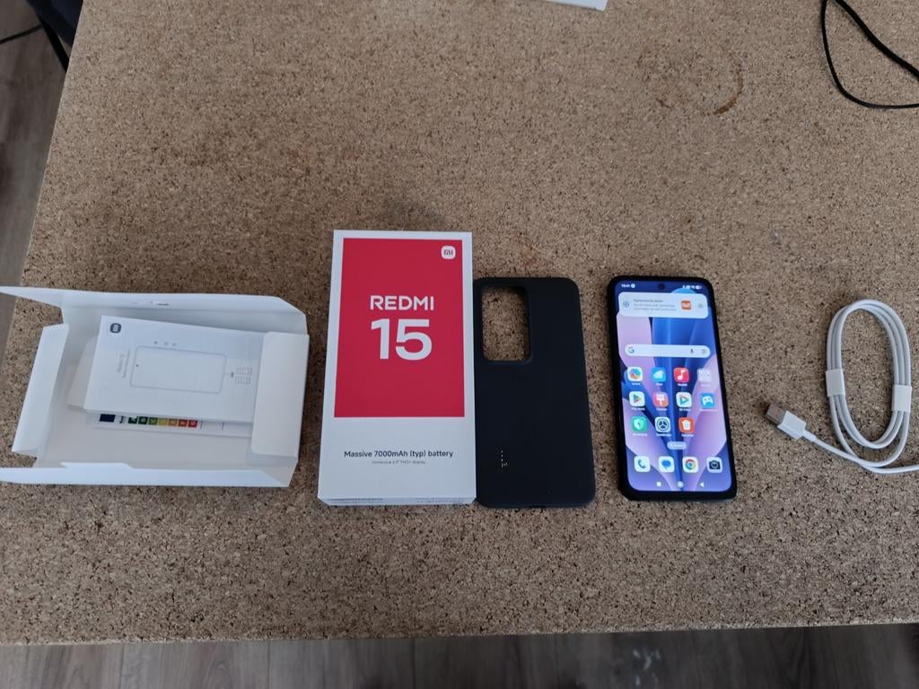 Redmi 15 5G 128GB ROM - Nieuw in doos met accessoires, Ophalen, Nieuw, Zonder simlock, Zonder abonnement