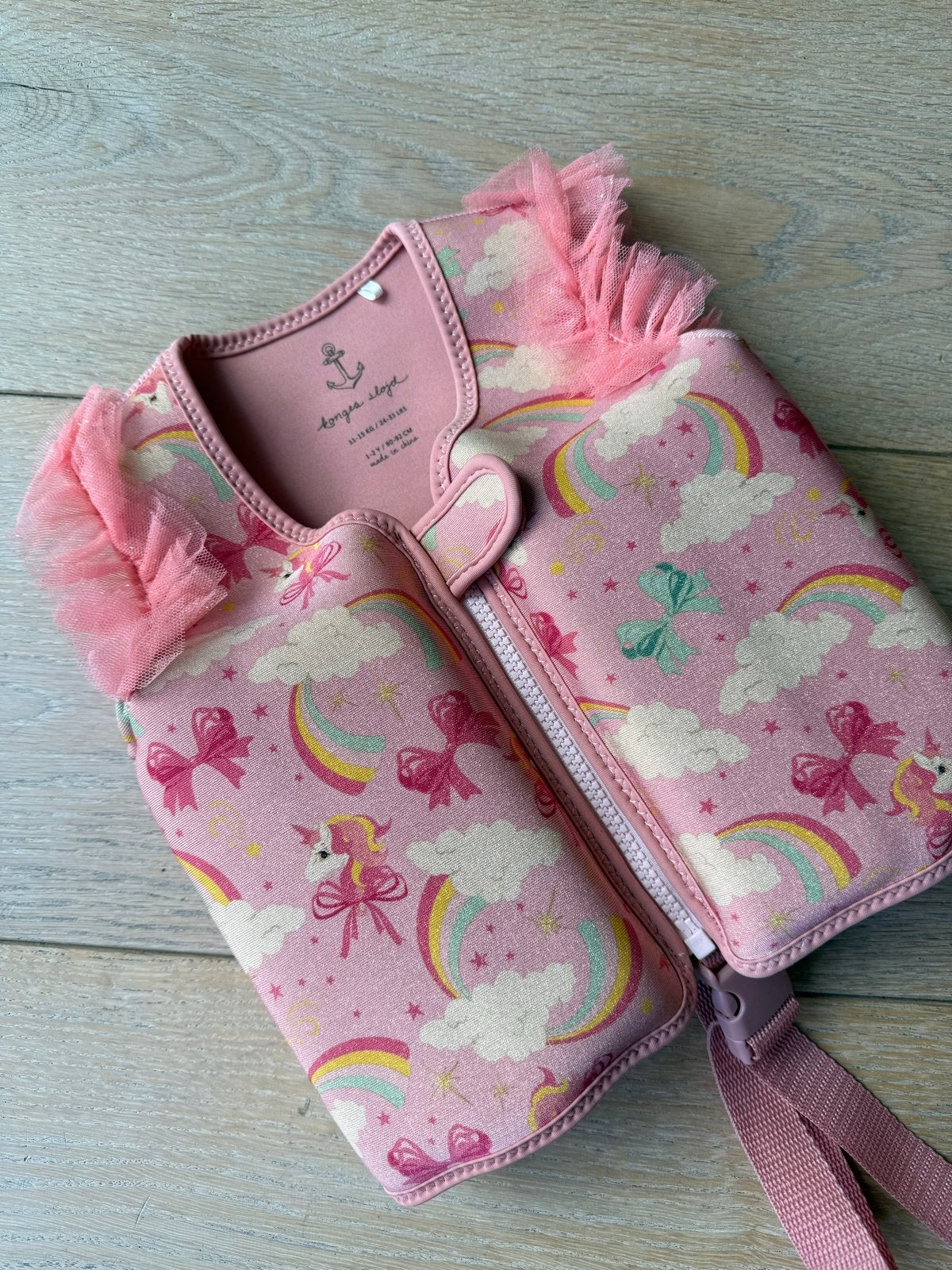 Konges Sløjd zwemvest 11-15 kg (1-2 jaar, 80-92 cm), Kinderen en Baby's, Babykleding | Baby-zwemkleding, Meisje, Ophalen of Verzenden
