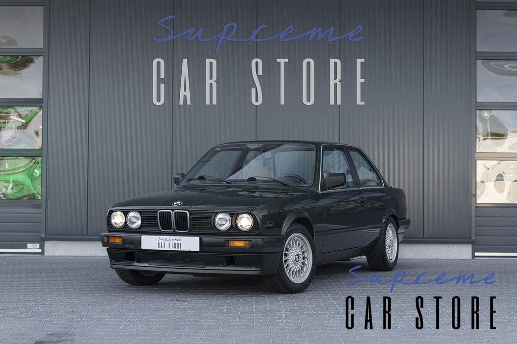 BMW 3-serie 318i I E30 I Klapramen I BBS I Malachitegroen, Auto's, Automaat, Gebruikt, Beige, 4 cilinders