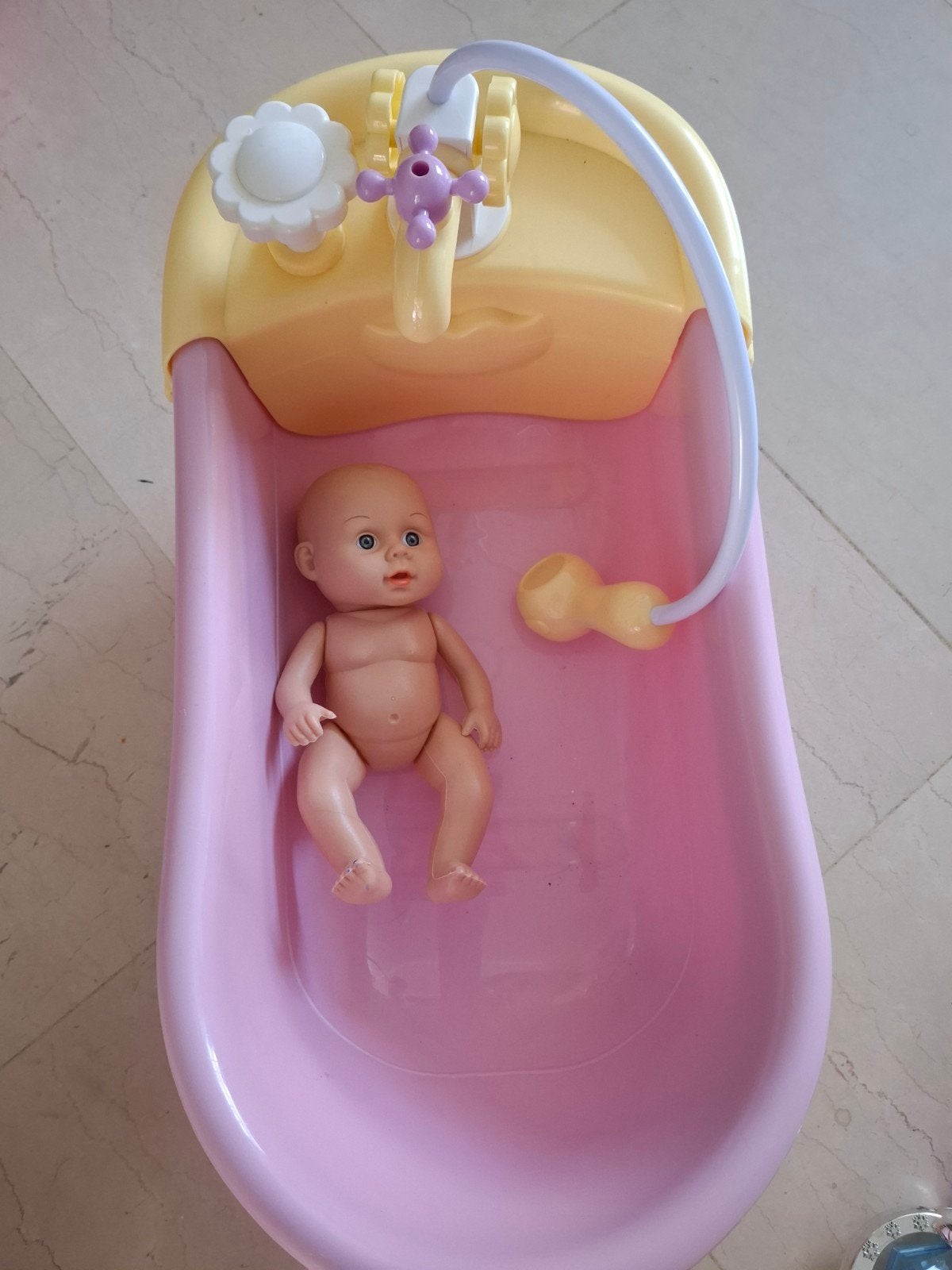 Baby badje met pop, Ophalen of Verzenden, Gebruikt, Babypop