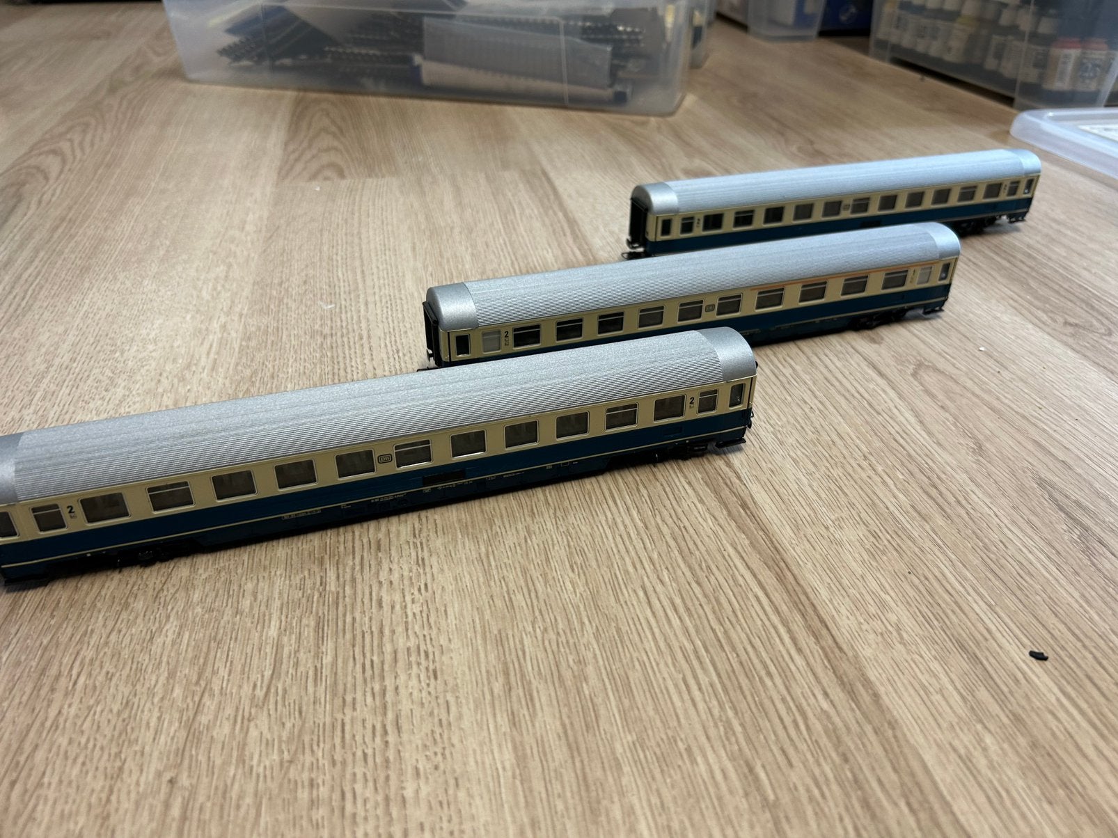Roco DB rijtuigen, Hobby en Vrije tijd, Modeltreinen | H0, Gebruikt, Gelijkstroom, Wagon, Ophalen of Verzenden