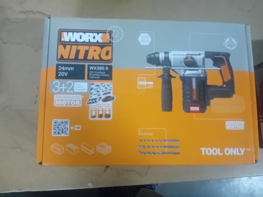 Worx nitro wx380.9 boorhamer, Ophalen, Nieuw, Boor- en/of Breekhamer