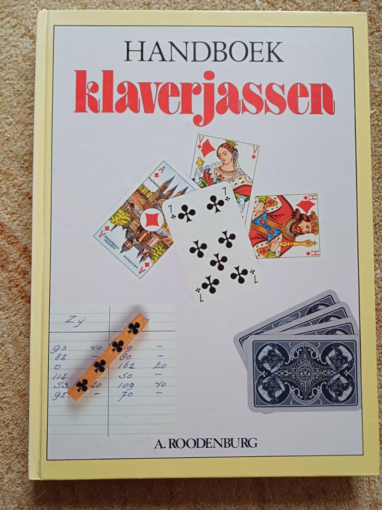 Handboek klaverjassen, Ophalen of Verzenden, Zo goed als nieuw, A.Roodenburg, Denksport