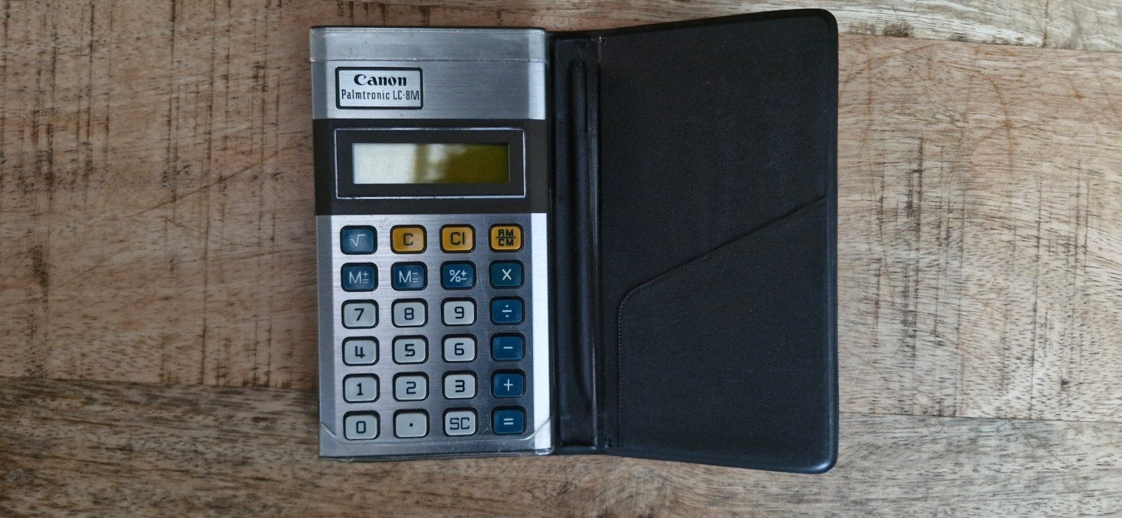 Canon palmtronic LC-8M zakrekenmachine, Ophalen of Verzenden, Gebruikt