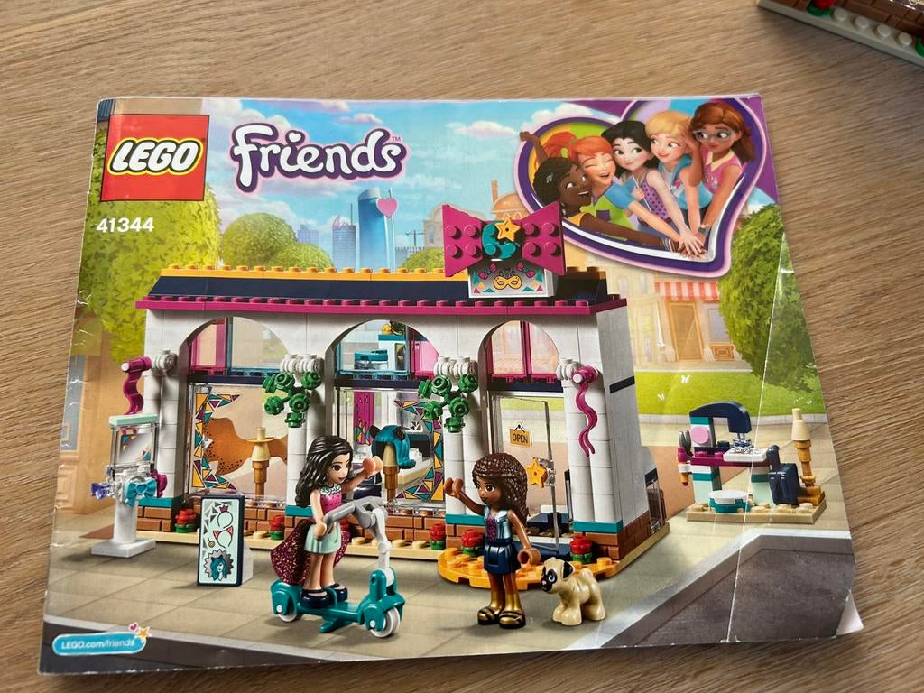 Lego friends set 41344 Andrea’s winkel, Gebruikt, Lego, Friends, Ophalen of Verzenden
