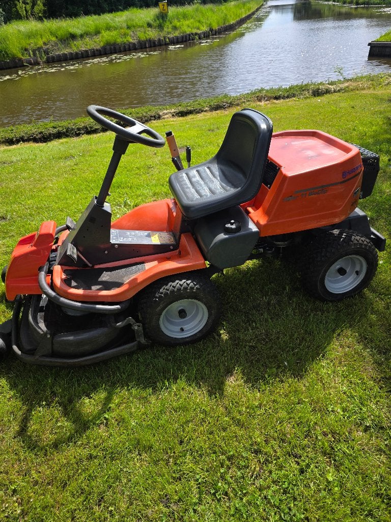 Zitmaaier Husqvarna rider 11 bioclip, Ophalen, Cirkelmaaier, Gebruikt, Versnellingen