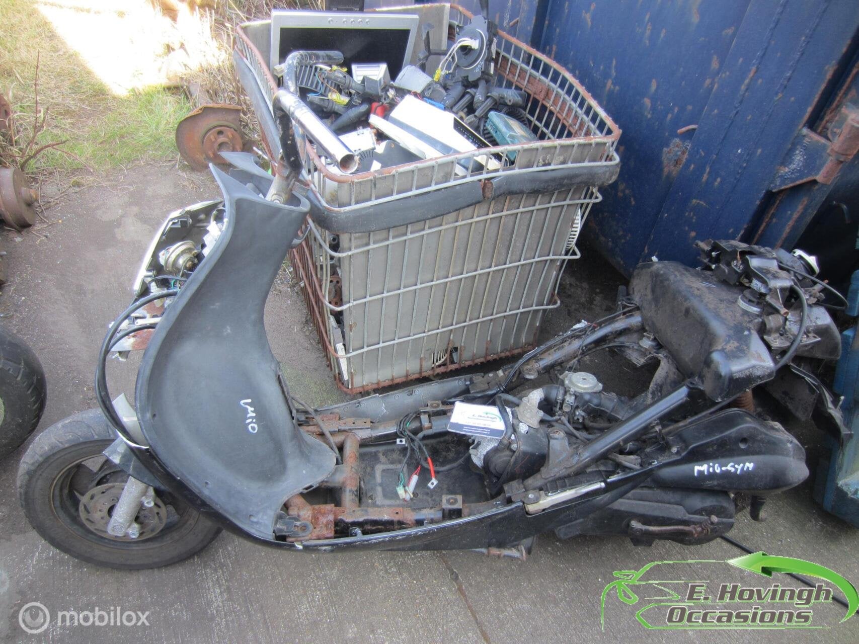 SYM Bromscooter Mio 50, Fietsen en Brommers, Scooters | SYM, Mio, Gebruikt, 49 cc, Benzine
