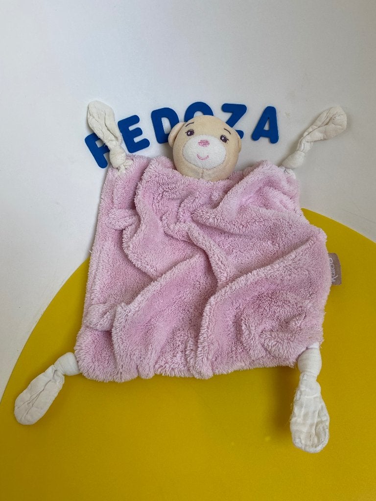 K2356 Kaloo doekje beer roze, Ophalen of Verzenden, Zo goed als nieuw, Beer