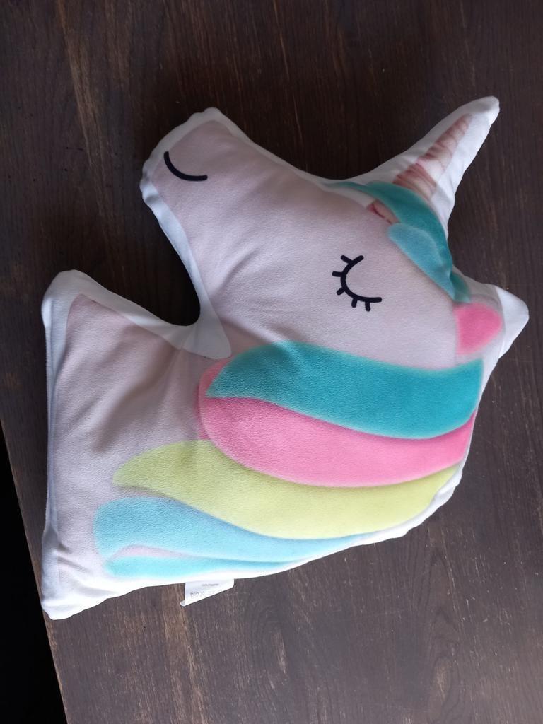 Unicorn kussen zgan, Ophalen of Verzenden, Zo goed als nieuw