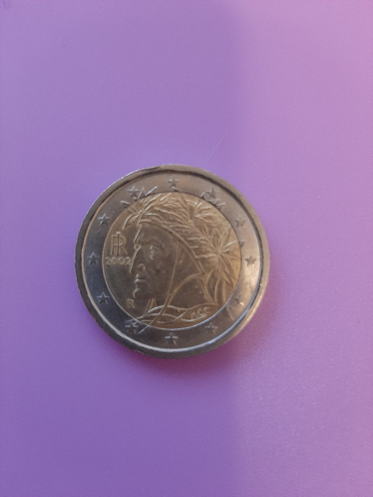 2002 Italie 2 euro, Verzenden, Italië, 2 euro, Losse munt