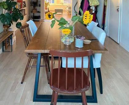 Grote eettafel - Rotterdam, Ophalen, Gebruikt, 50 tot 100 cm, Vijf personen of meer