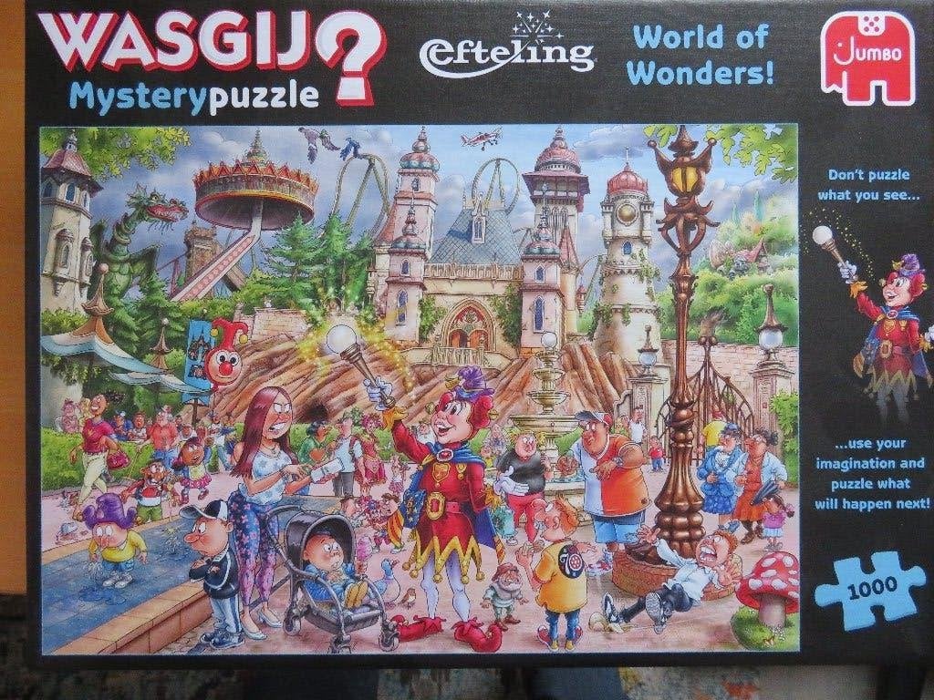 Wasgij puzzel van 1000 stukjes, De Efteling, Ophalen, 500 t/m 1500 stukjes, Zo goed als nieuw, Legpuzzel