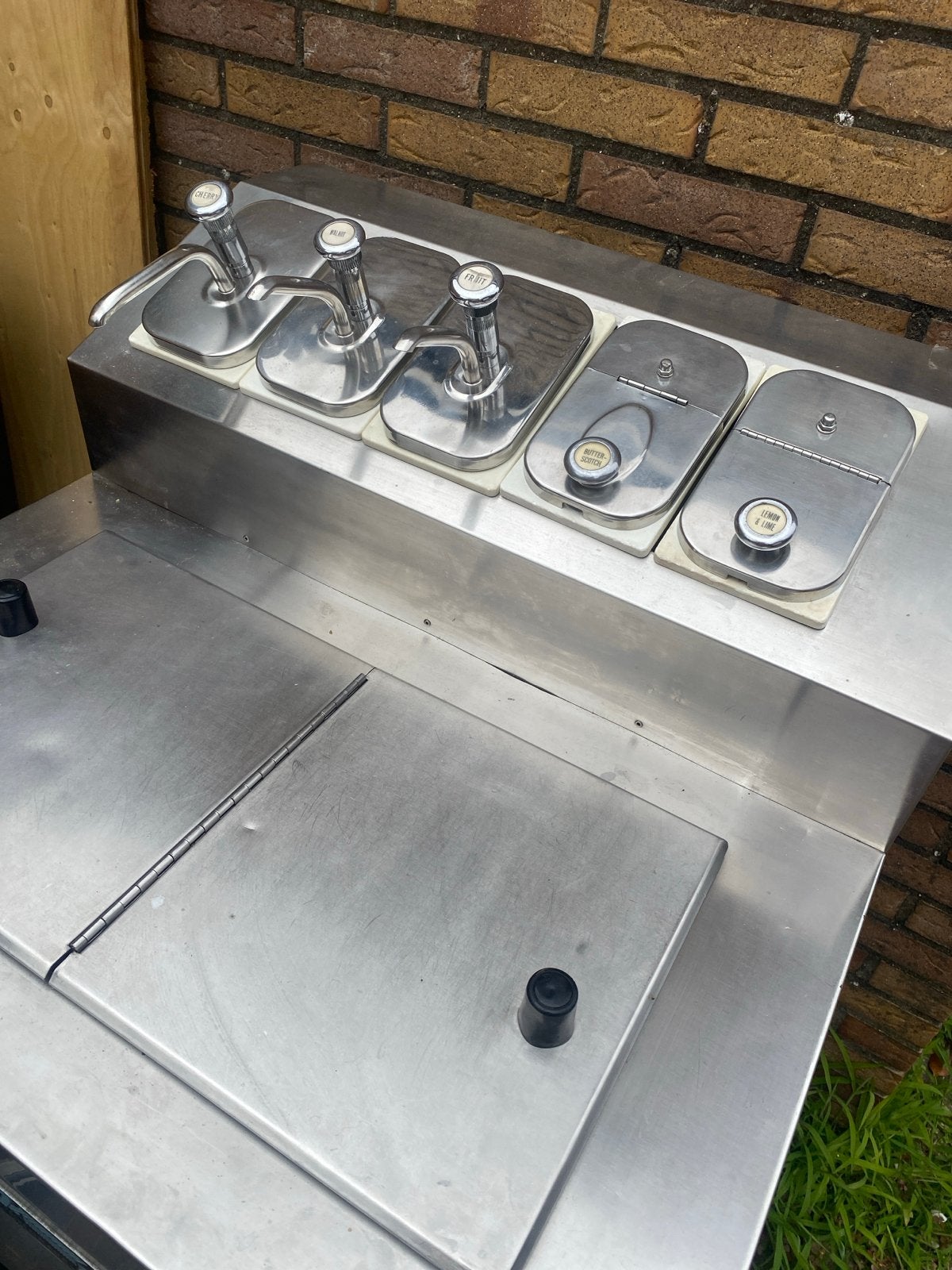 Professionele RVS IJsdispenser IJSCONSERVATOR - Dehaeck, Ophalen, Gebruikt, 60 cm of meer, 160 cm of meer