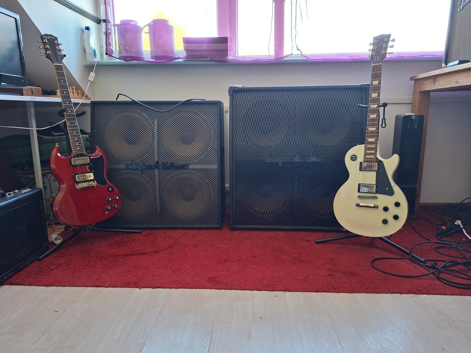 Hughes & Kettner 4x12 Warp en Vortex gitaarcabinetten, Muziek en Instrumenten, Ophalen