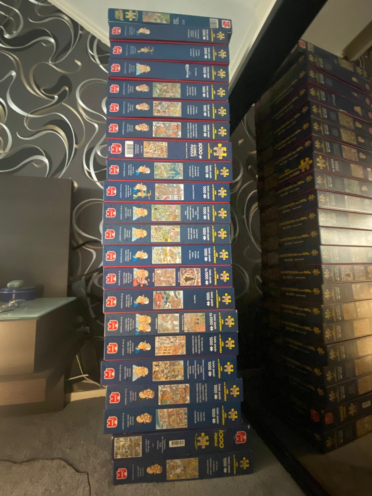 Grote collectie Jan van Haasteren en andere puzzels Ruim 40, Hobby en Vrije tijd, Denksport en Puzzels, Ophalen, 500 t/m 1500 stukjes
