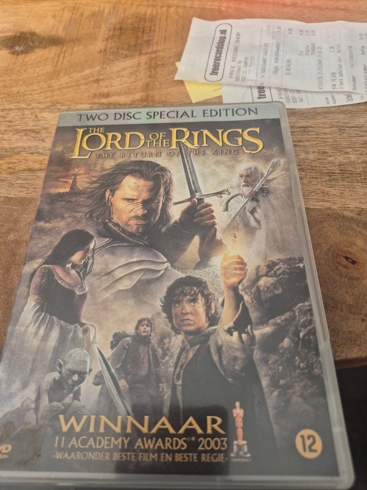 Lord of the Rings: The Return of the King (DVD), Nederlands, Inclusief doosje, Ophalen of Verzenden, Vanaf 12 jaar