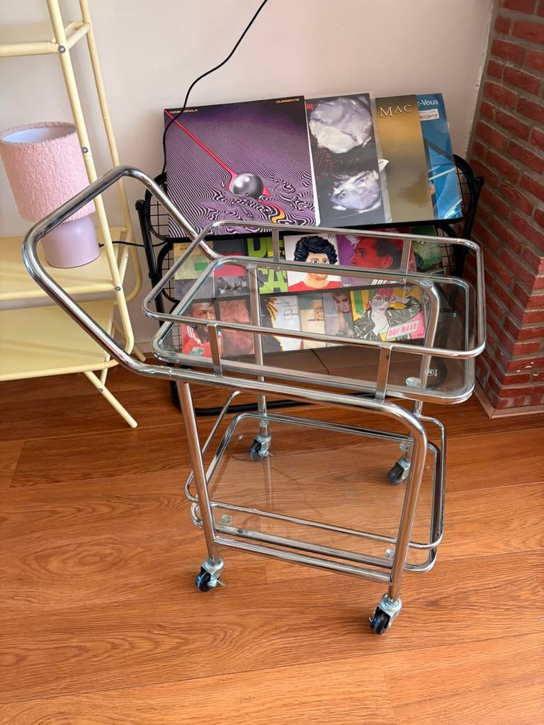 Leuke serveerwagen/bar cart, Ophalen, Zo goed als nieuw
