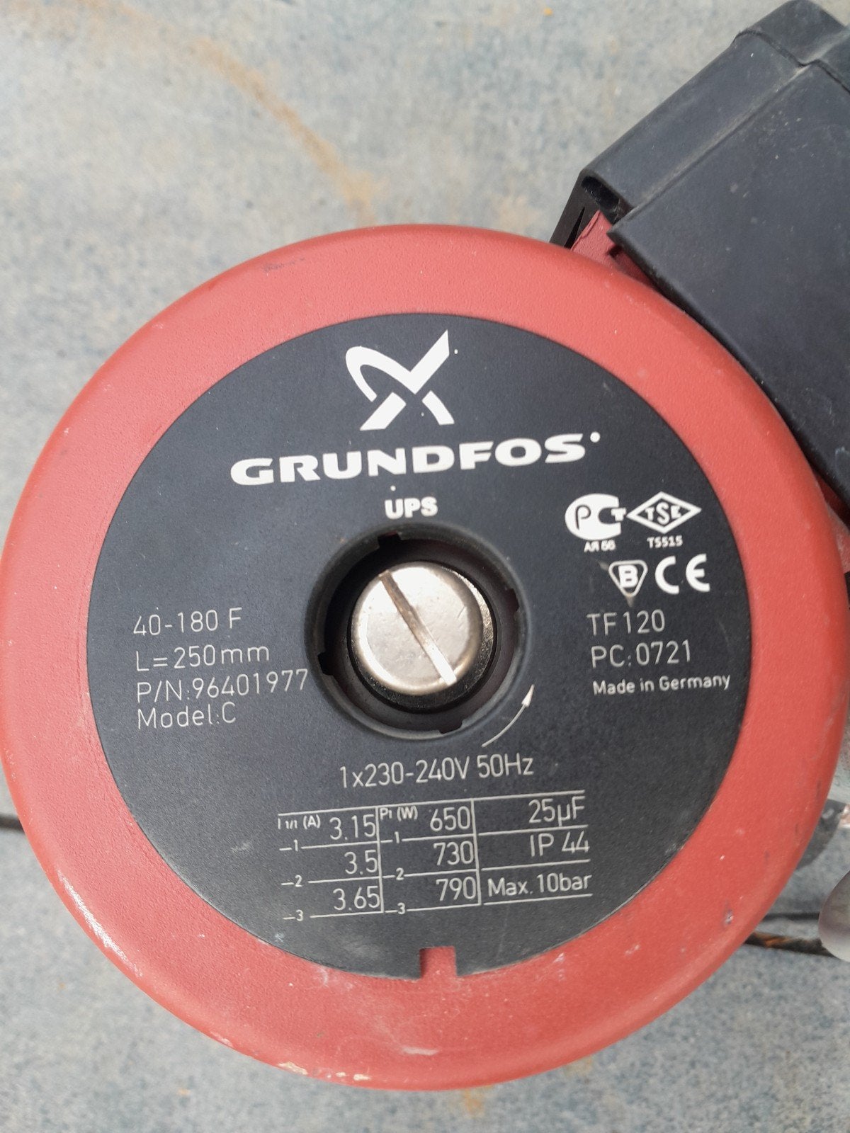 Grundfos cv pomp, Ophalen of Verzenden, Minder dan 60 cm, Cv-ketel of Combi-ketel, Minder dan 30 cm
