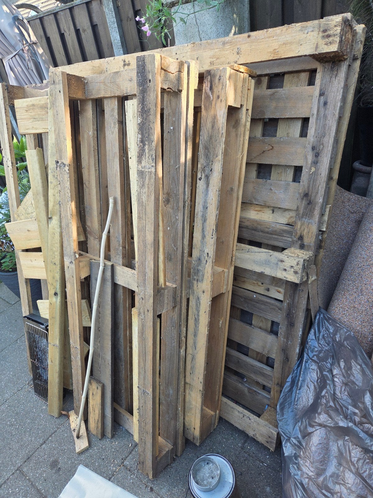 gratis houte pallets, Ophalen, Overige houtsoorten, Minder dan 200 cm, Pallet